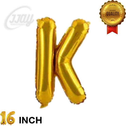 16in  Foil Letter (K)