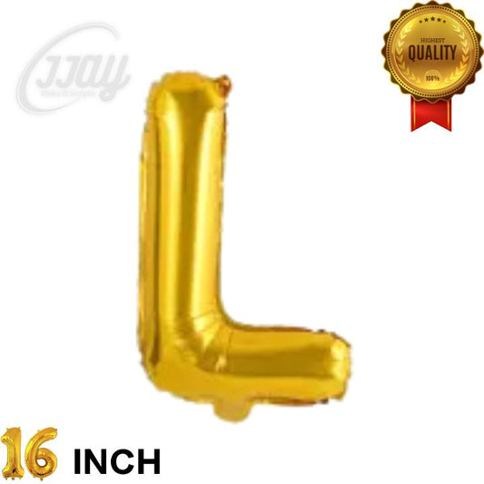 16in  Foil Letter (L)