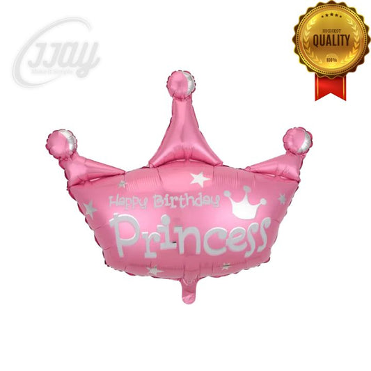 M-Princess foil pink crown