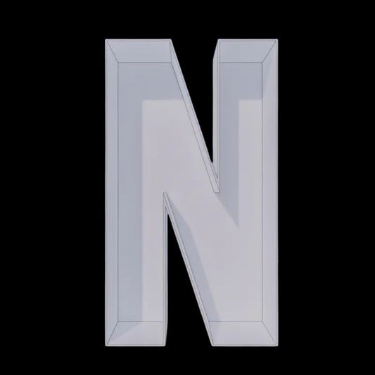 32in Mosaic Letter (N)