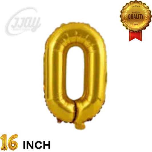 16in  Foil Letter (O)