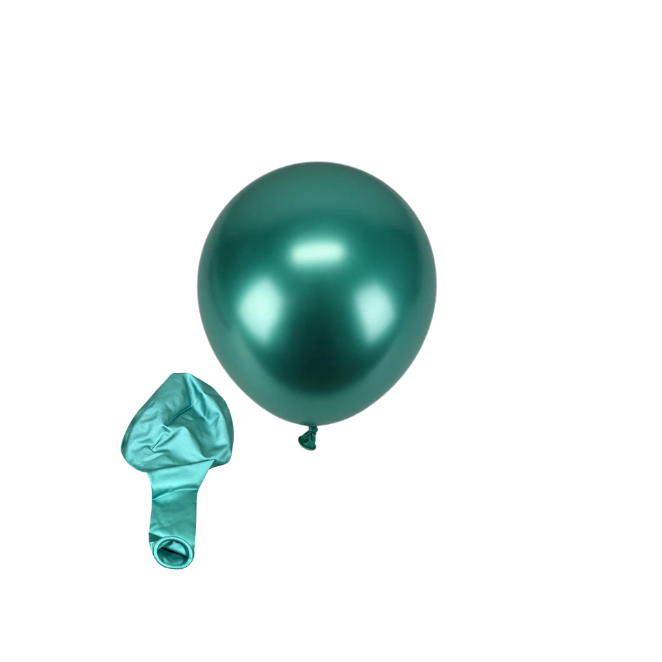 10In Metallic Latex Balloons