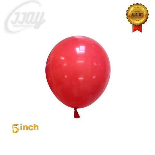 Coral Red Retro Balloon