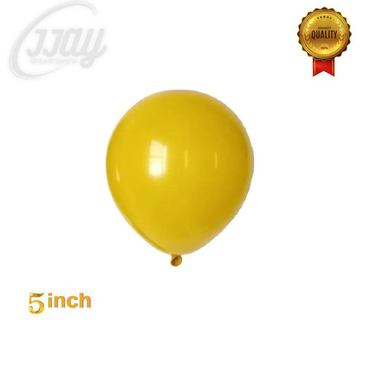 Mustard Yellow Retro Balloon