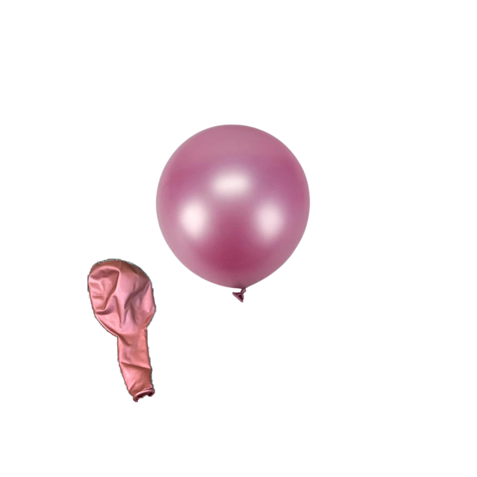 12In Metallic Latex Balloons