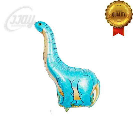 Blue Brachiosaurus Foil Balloon (big)