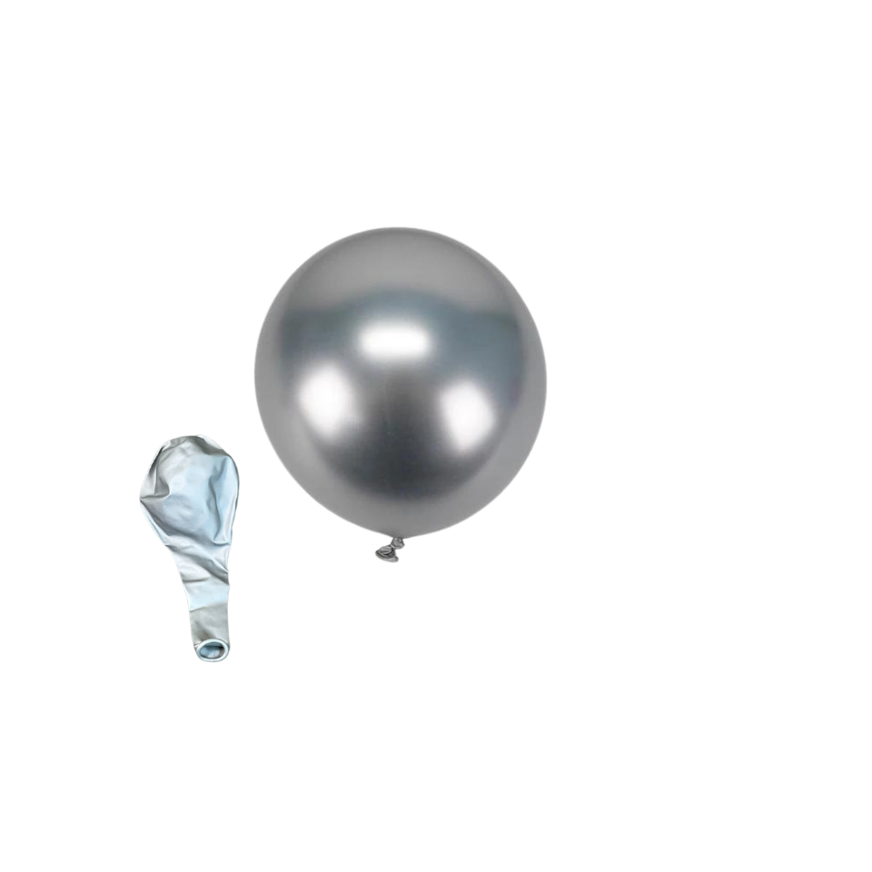 10In Metallic Latex Balloons