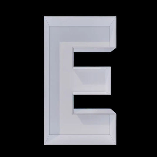 32in Mosaic Letter (E)