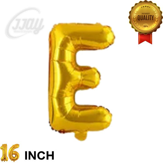 16in  Foil Letter (E)