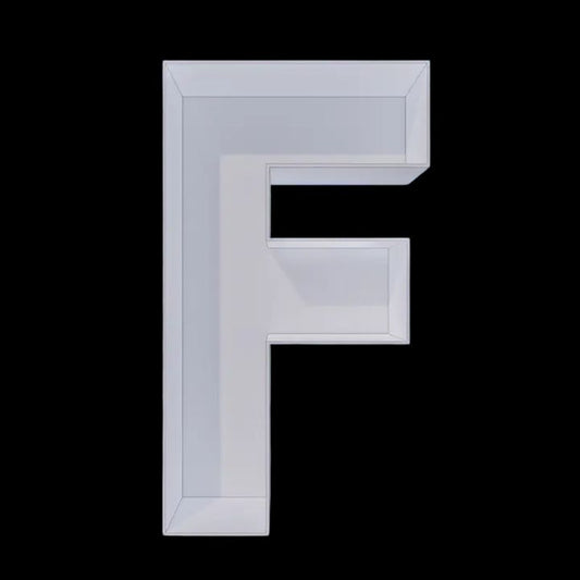 32in Mosaic Letter (F)