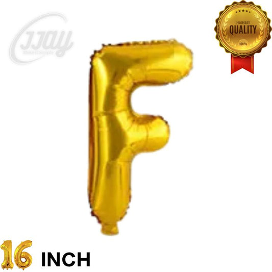 16in  Foil Letter (F)