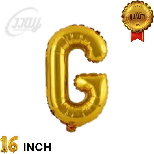 16in  Foil Letter (G)