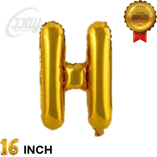 16in  Foil Letter (H)