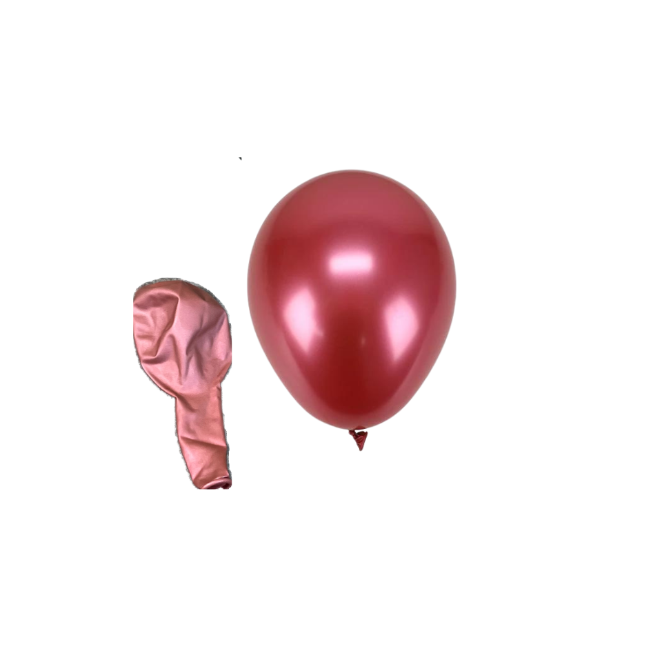 12In Metallic Latex Balloons