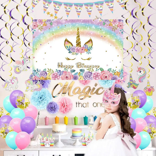 Unicorn Backdrop Banner