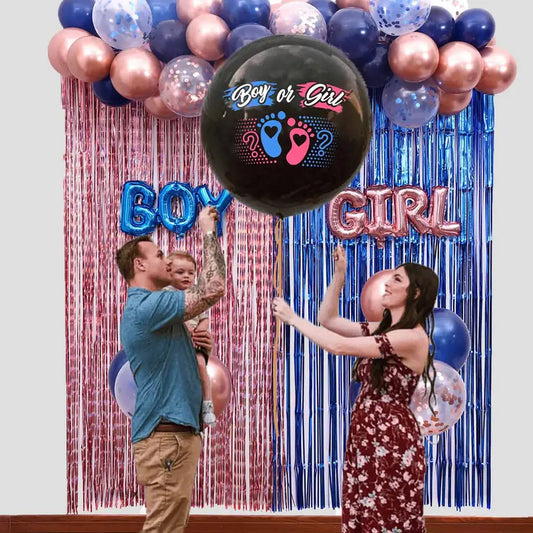 Baby Gender Reveal Party Decoration (Non inflated)