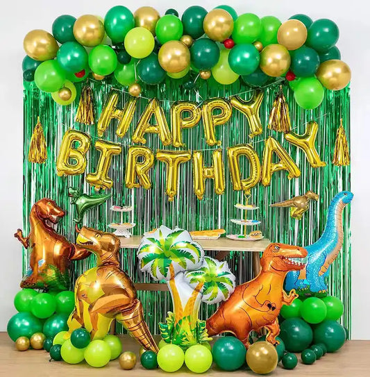 Dinosaur Theme Balloon Garland Party Decoration (Non inflated)